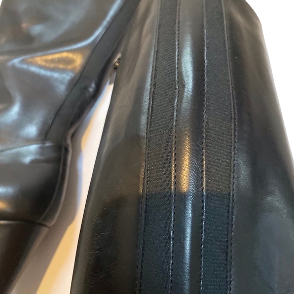 Aquatalia knee high black leather boot - Picture 10 of 12